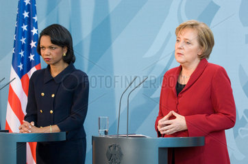 Condoleezza Rice und Dr. Angela Merkel