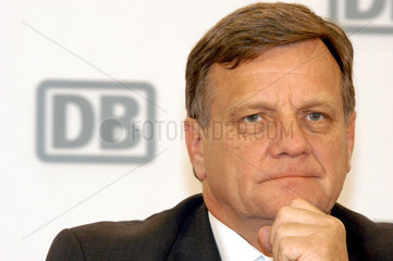 Hartmut Mehdorn  Vorstandsvorsitzender der Deutschen Bahn AG