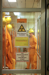Kontrollbereich im Atomkraftwerk Unterweser