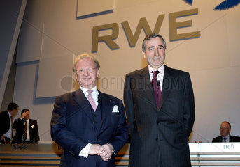 RWE AG  Harry Roels und Dr. Thomas R. Fischer