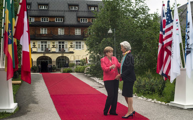 Merkel + Lagarde