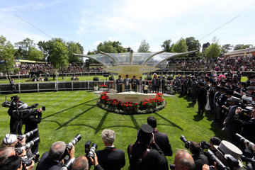Royal Ascot  Winners presentation. Toronado with Richard Hughes up wins the Queen Anne Stakes