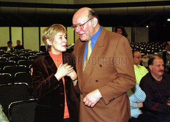 Christine Bergmann und Walter Momper (beide SPD)