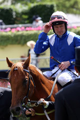 Royal Ascot  Mustajeeb with Pat Smullen up after winning the Jersey Stakes