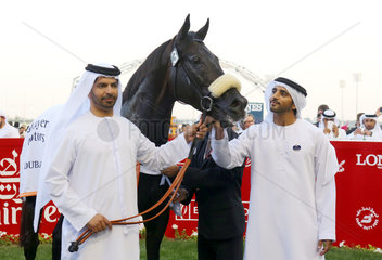 Dubai  Vereinigte Arabische Emirate  Hamdan bin Mohammed bin Rashid al Maktoum (rechts)  Kronprinz von Dubai