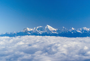 Die Koenige des Himalaya  Nuptse  Mount Everest und Lhotse (Nepal)