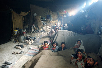Fluechtlingsleben in Kabul.