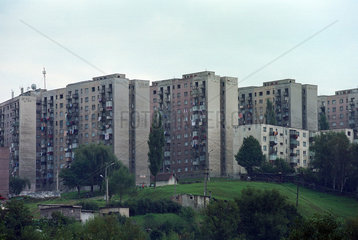 Wohnblocks im rumaenischen Kohlerevier
