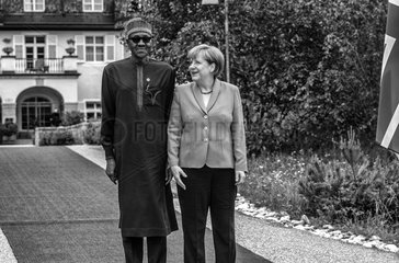 Buhari + Merkel