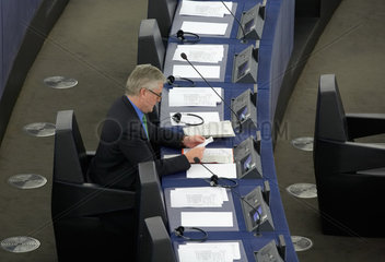 Strasbourg  ein britischer Europaabgeordneter im Europaparlament