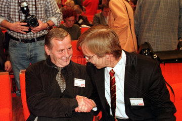 Dietmar Bartsch und Lothar Bisky  Portrait  QF