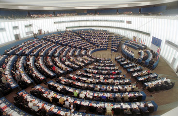 Sitzung im Europaparlament in Strassburg