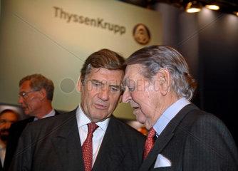 ThyssenKrupp AG  Prof. Dr. Ekkehard D. Schulz  Prof. Dr. h.c. mult. Berthold Beitz