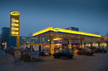 Berlin  Deutschand  JET Tankstelle