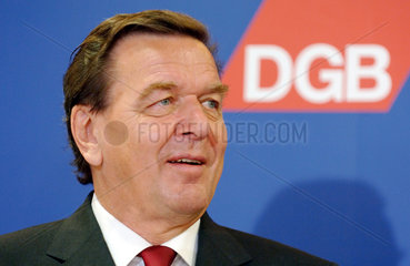 Bundeskanzler Gerhard Schroeder (SPD)  Berlin