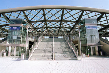 Hannover  Deutschland  UESTRA-Banhof am EXPO Eingang