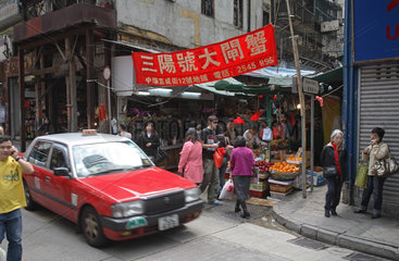 China  Hongkong  Central District  Markt in Soho