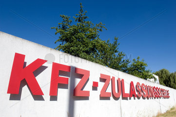 Berlin  Deutschland  KFZ-Zulassungsstelle