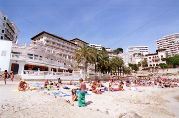 Mallorca  Spanien  Strandleben in Cala Major
