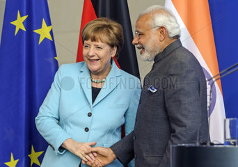 Merkel + Modi