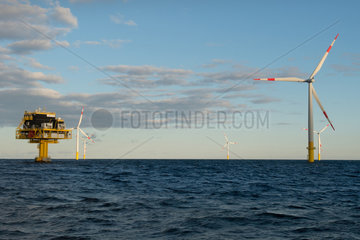 Deutschland  Offshore-Windpark EnBW Baltic 1 in der Ostsee
