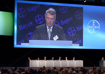HV Bayer AG  Aufsichtsratsvorsitzender Dr. Manfred Schneider