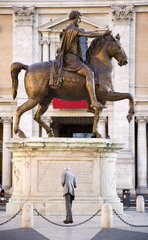 Rom  Reiterstandbild des Kaisers Marc Aurel