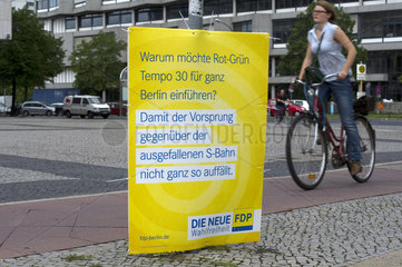 FDP-Wahlplakat