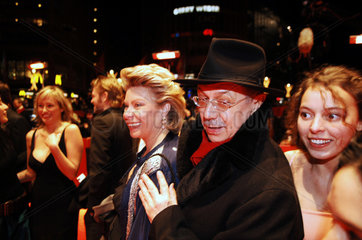 Dieter Kosslick  Viviane Redding auf Berlinale 2005