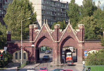 Das Brandenburger Tor in Kaliningrad  Russland