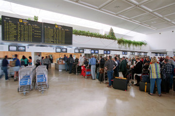 Arrecife  Spanien  Abfertigung am Flughafen