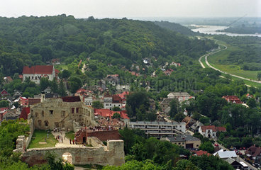 Schlossruine in Kazimierz Dolny  Polen