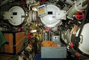 Eckernfoerde  Deutschland  Torpedoraum eines U-Bootes