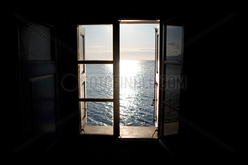 Molivos  Griechenland  Blick aufs Meer