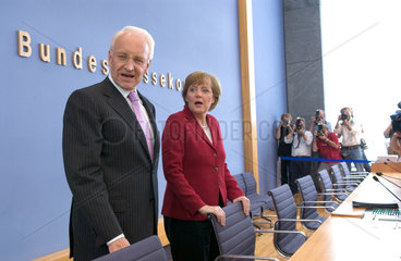 Dr. Edmund Stoiber  CSU und Dr. Angela Merkel  CDU