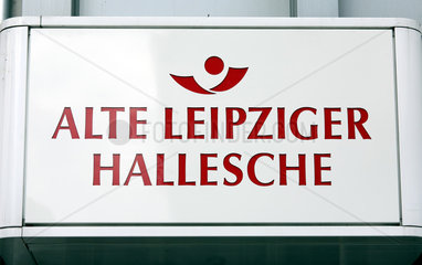 Berlin  Deutschland  Schild Alte Leipziger Hallesche