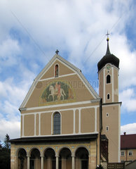 Benediktiner Erzabtei St. Martin zu Beuron im Oberen Donautal bei Sigmaringen.