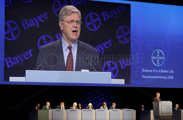 HV Bayer AG  Vorstandsvorsitzender Werner Wenning