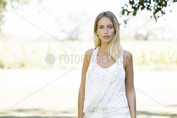 Woman outdoors  portrait