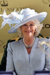 Royal Ascot  Portrait of the Duchess of Cornwall  Camilla Mountbatten-Windsor