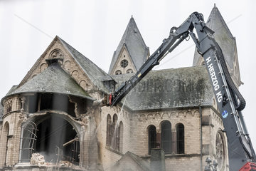 Abriss der ehemaligen Kirche St. Lambertus  Immerath