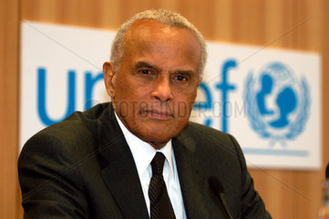 Unicef-Botschafter Harry Belafonte  Berlin