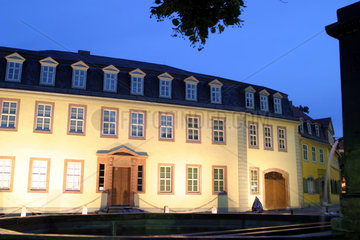 Weimar  Goethe-Haus bei Nacht
