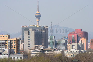 Skyline des neuen Pekings