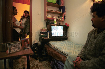 Im Zimmer des Equadorianers Gonzalo Zorlozano in Barcelona