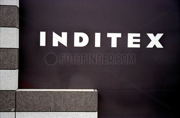 Logo der Firma Inditex im gallizischen Arteixo