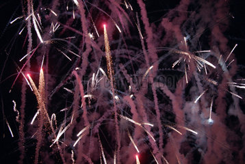 Feuerwerk zum 750-Jahrfeier der Stadt Kaliningrad  Russland