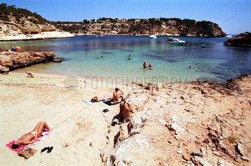Blick auf die Bucht Cala Portals Vells  Mallorca