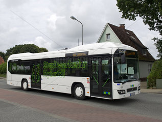 Stadtverkehr Hybrid Bus