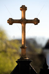 Schleswig  Deutschland  vergoldetes Kreuz